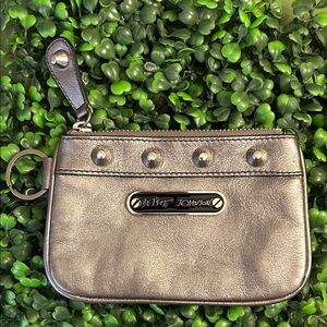 Betsey Johnson Silver Studded Pouch